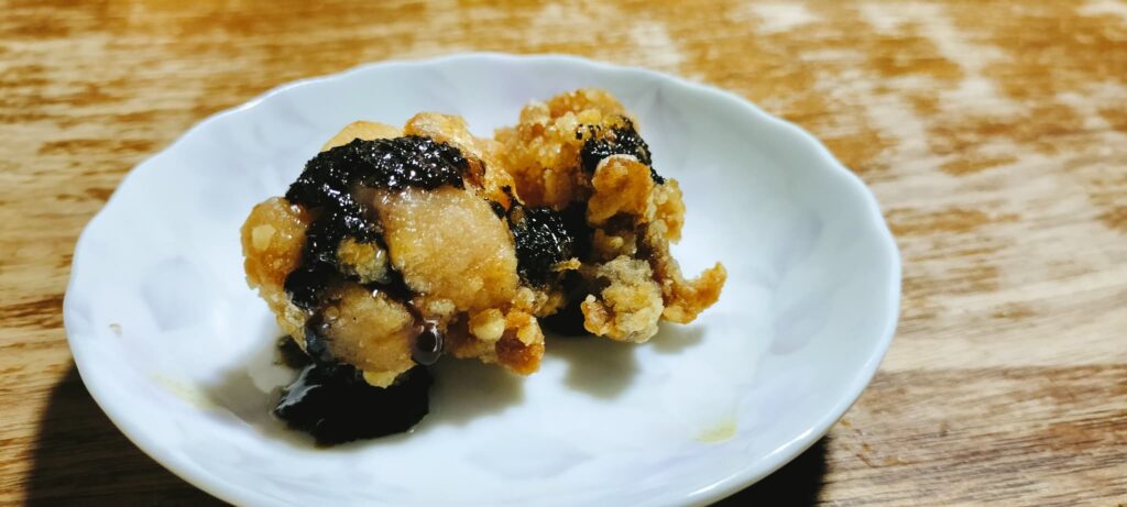 羅漢果ごまドレッシング 唐揚げ
